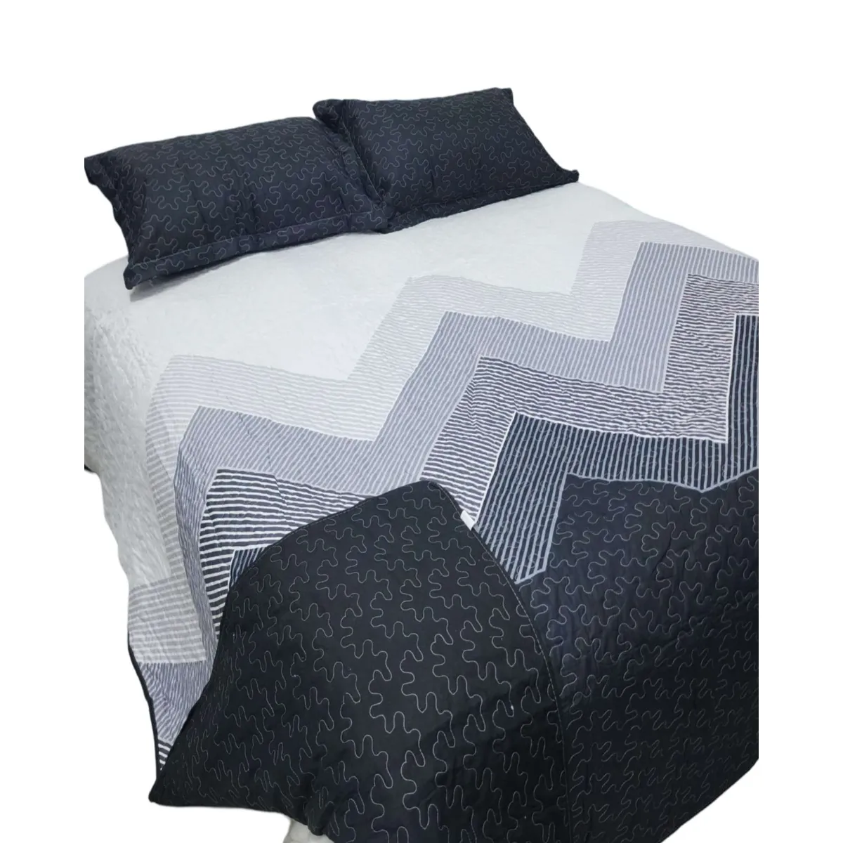 GENERICO - CUBRECAMA QUILT DE VERANO PLAZA Y MEDIA