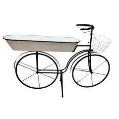 GENERICO - Bicicleta porta macetero Jardin Decoracion