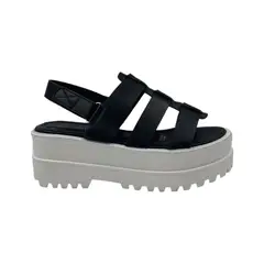 HERIEL - Sandalia Negra Plataforma Mujer