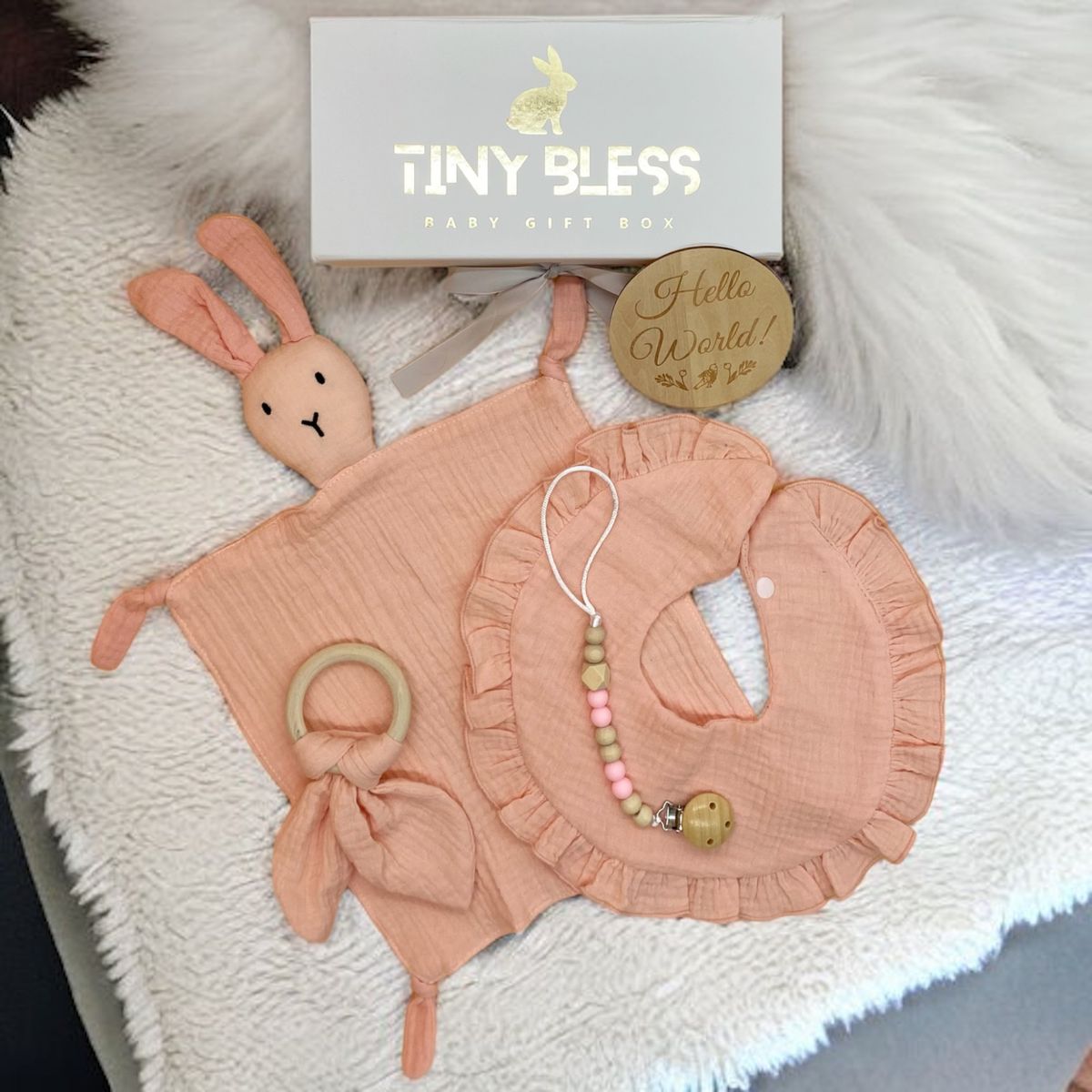 TINY BLESS - Regalo Baby Shower Tiny Bless® Bebe y Recién Nacido Rosa