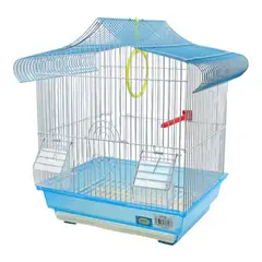 GENERICO - JAULA PARA AVES COMPLETA MOD 205 CELESTE
