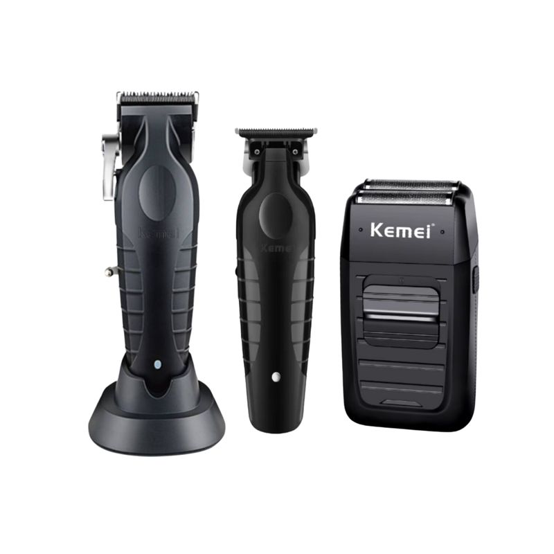 KEMEI - Combo KEMEI Clipper Trimmer y Shaver