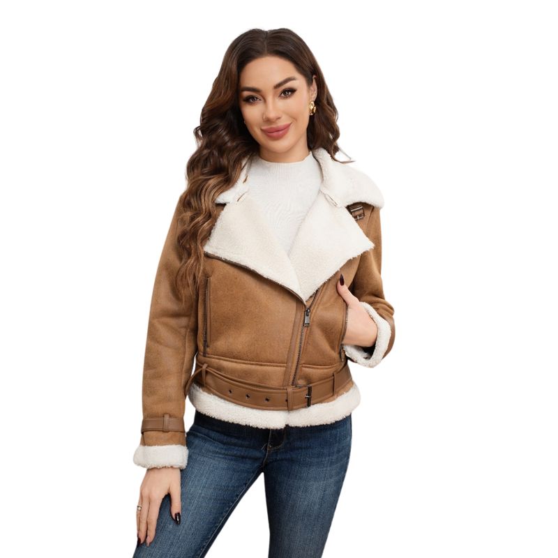 D'JOE - Chaqueta Ecocuero Aviadora Mujer Albania