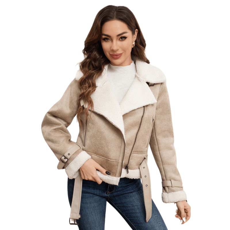 D'JOE - Chaqueta Ecocuero Aviadora Mujer Albania