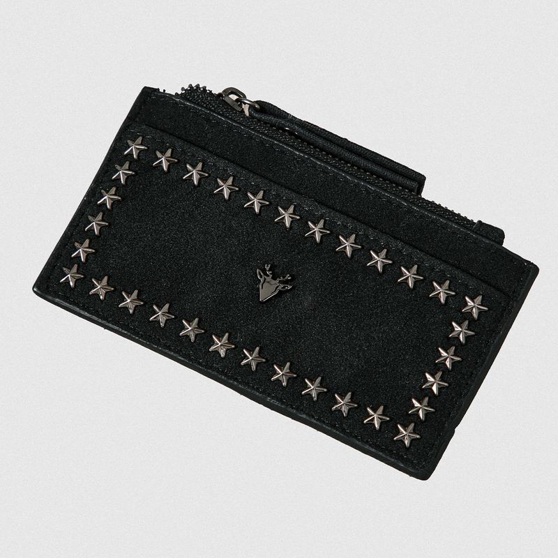 RAINDOOR - Billetera Tachas Negro Mujer Raindoor