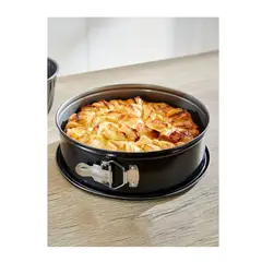 GENERICO - Molde metálico para biscocho o tartas antiadherente 26cm