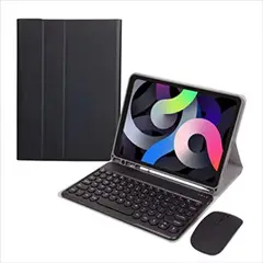 PUREPOWER - Funda con Ñ teclado y Raton Para iPad Air 4 o 5 10.9" -Negro