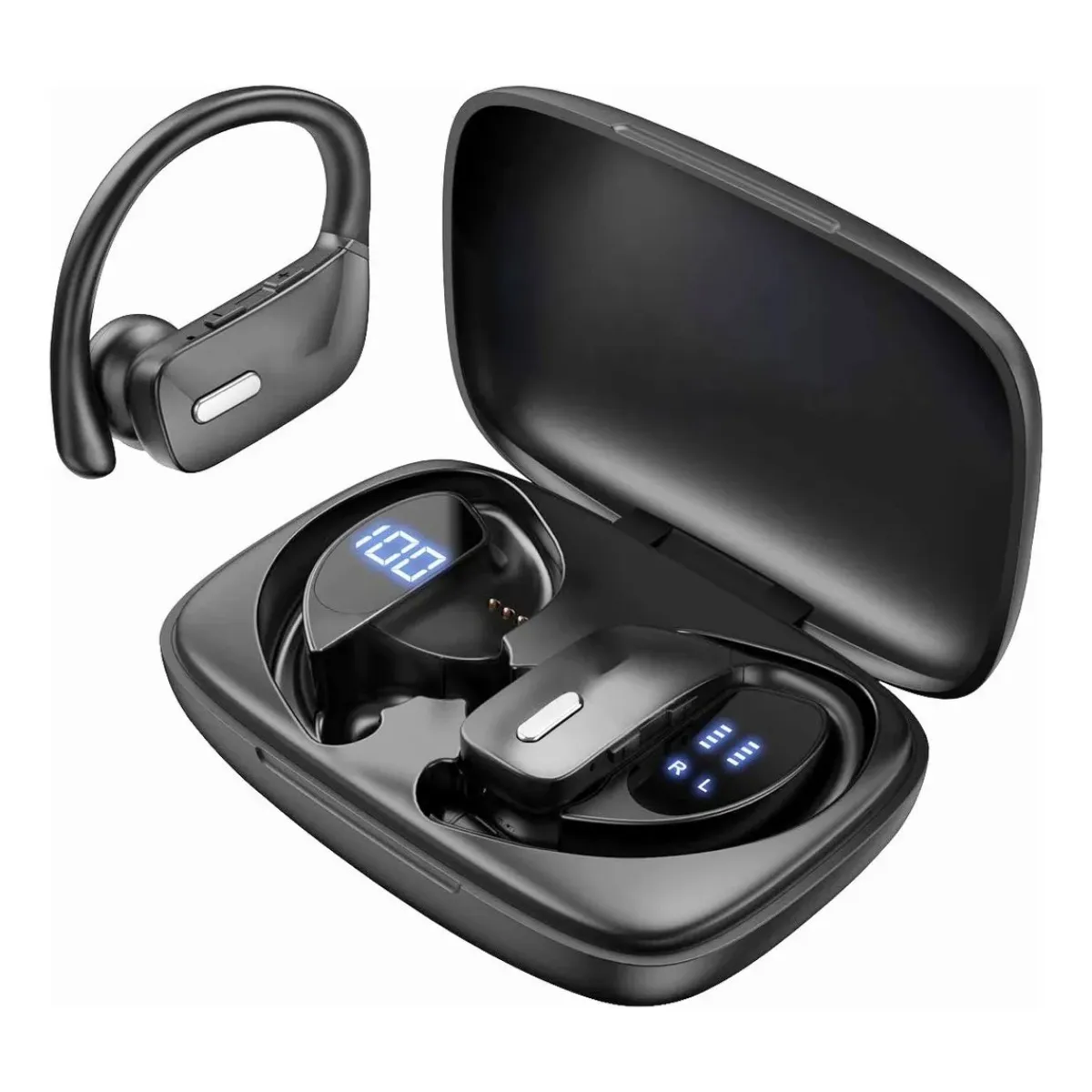 GIOIO - Audífonos T17 Modernos Con Gancho De Oreja Y Bluetooth