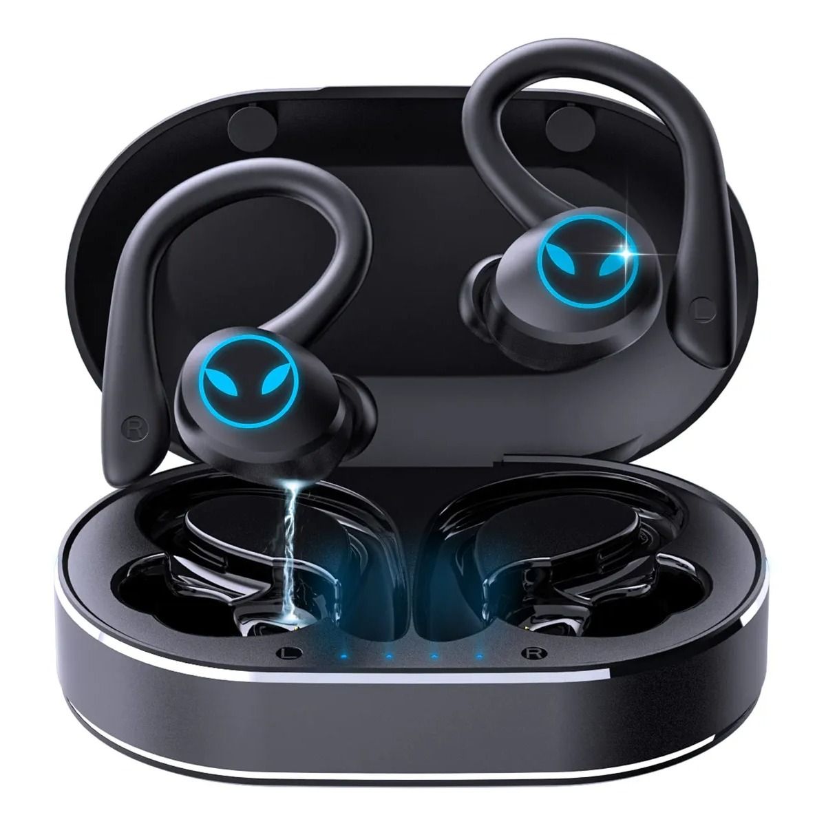 GIOIO - Audifonos Deportivos Inalámbricos Bluetooth 53 Con Gancho