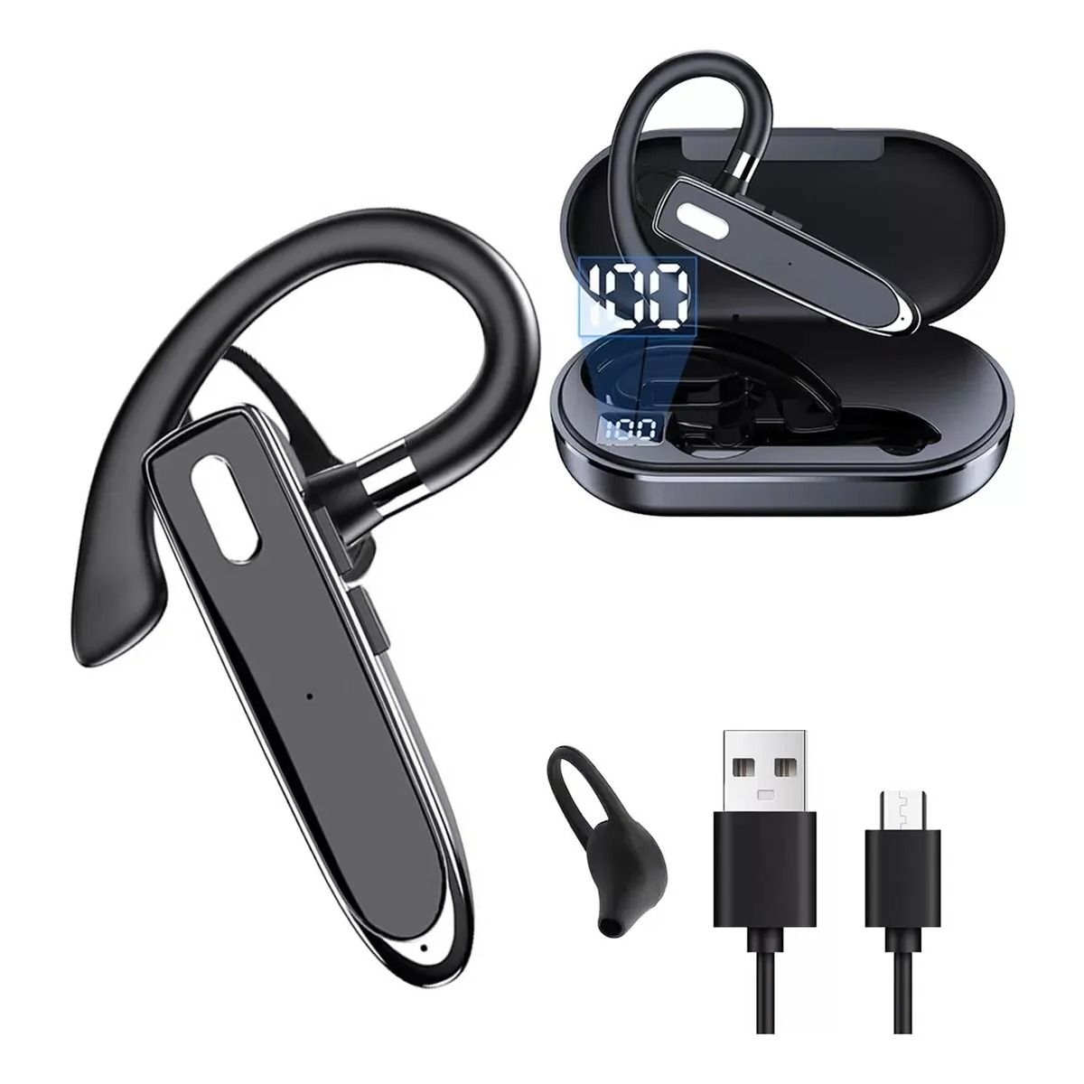 GIOIO - Micrófono Bluetooth Manos Libres Audifonos Intrauditivos