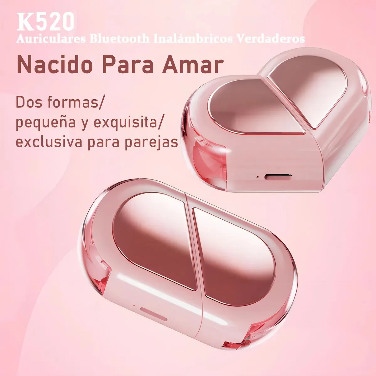 GIOIO - Audífonos K520 Auriculares Bluetooth Inalámbricos