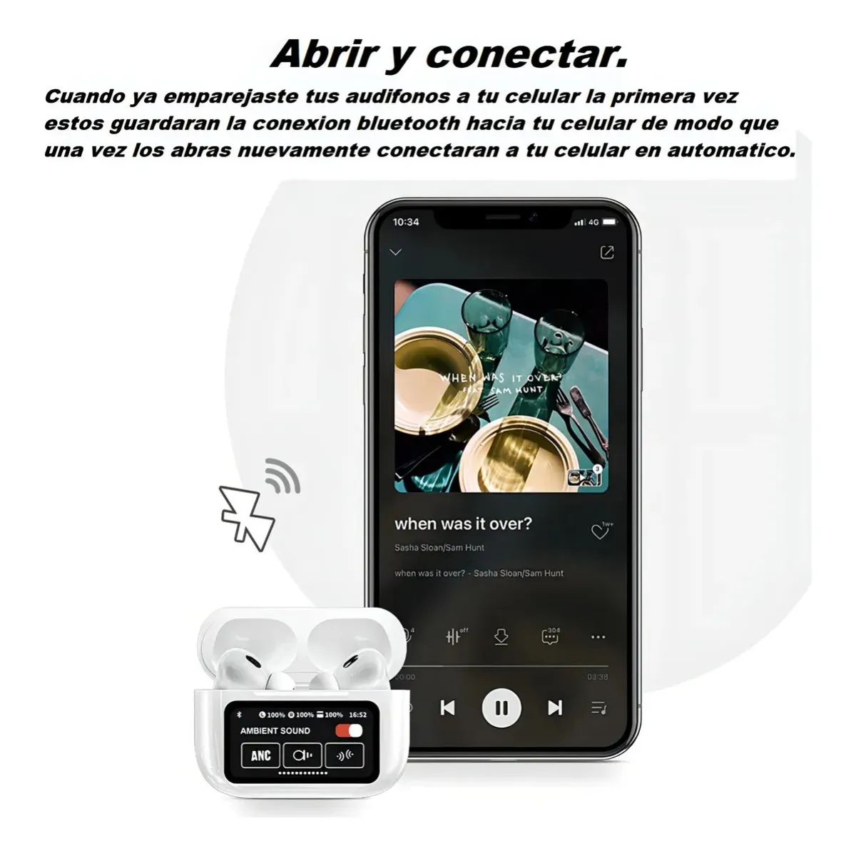 GIOIO - Audifonos Bluetooth A9pro Auriculares Inalámbricos