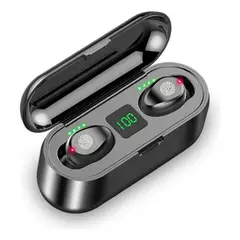 GIOIO - Auriculares In-ear Inalámbricos F9 Negro Con Luz Led