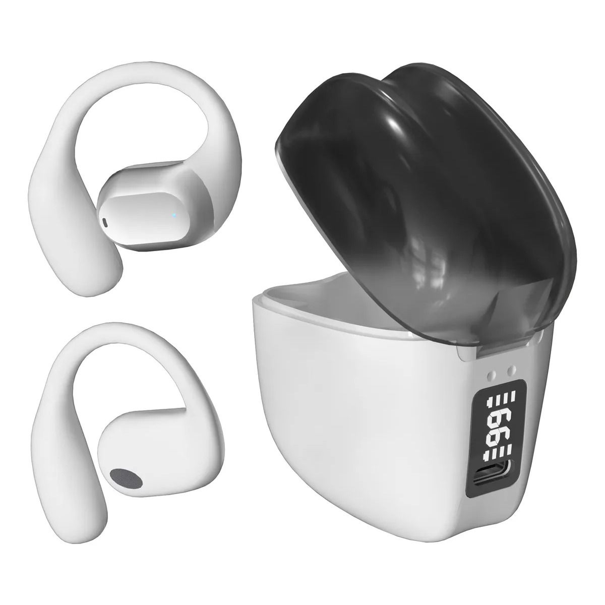 GIOIO - Audífonos Manos Libres Deportivos Bluetooth 60 Inalámbricos