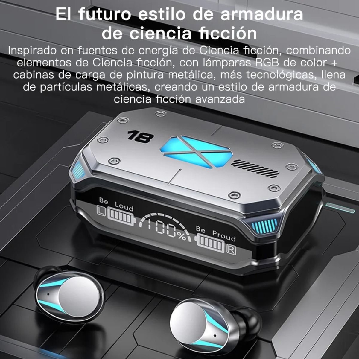 GIOIO - Audífonos Inalámbricos Bluetooth 53 Tws Hd Call Auriculares