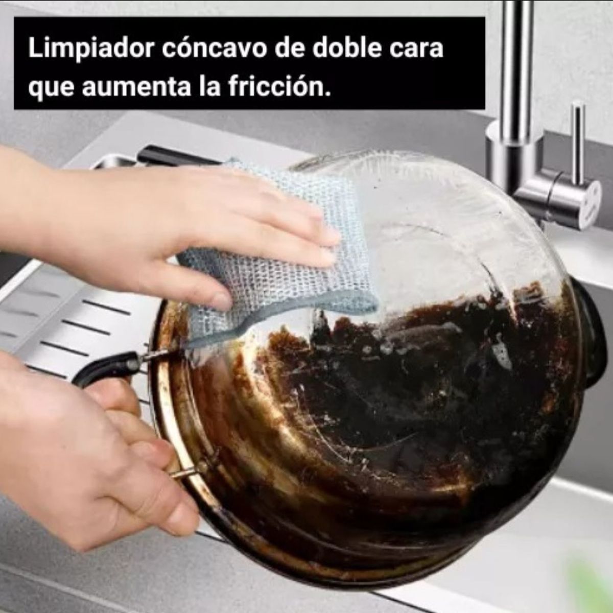 GENERICO - 5 Paños Mágicos Virutilla Cocina De Alambre Acero Paño Virutilla