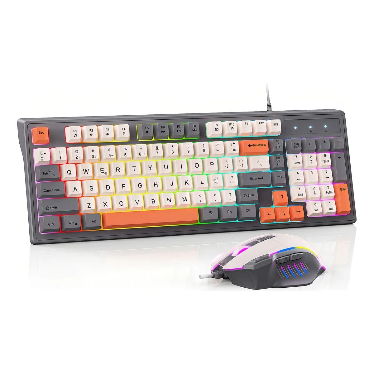 GIOIO - Teclado Y Mouse Alámbricos.