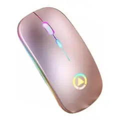 GIOIO - Mouse gamer de juego inalámbrico recargable A2
