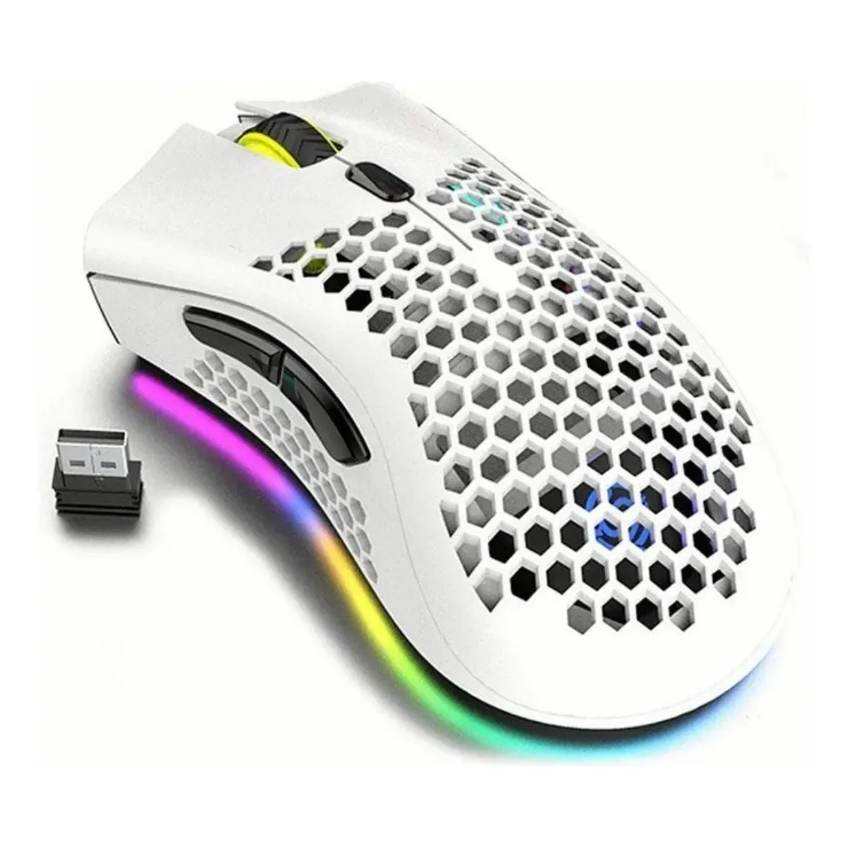 GIOIO - Mouse gamer inalámbrico recargable BM600