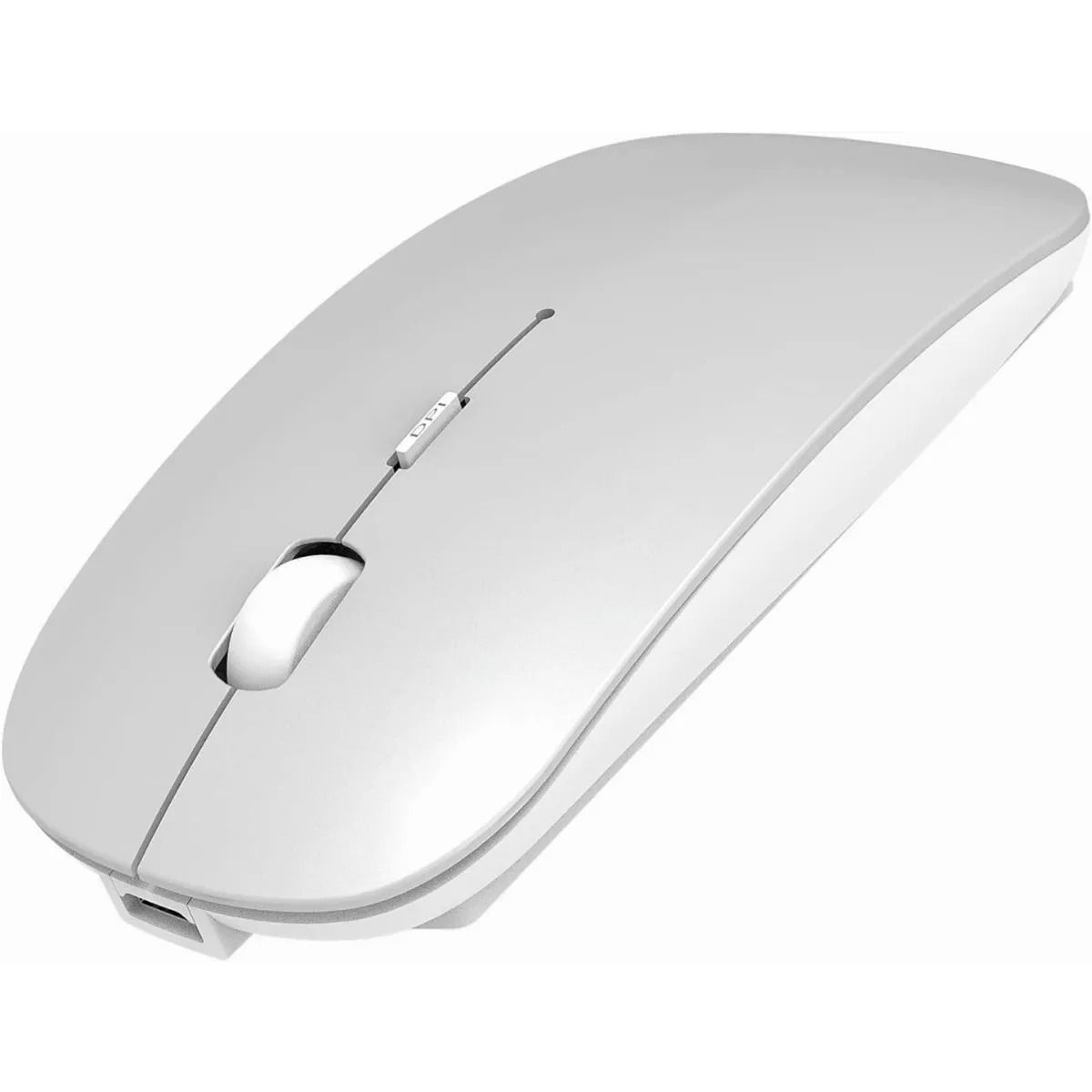 GIOIO - Ratón Inalámbrico Recargable Bluetooth Modo Dual Delgado 24.