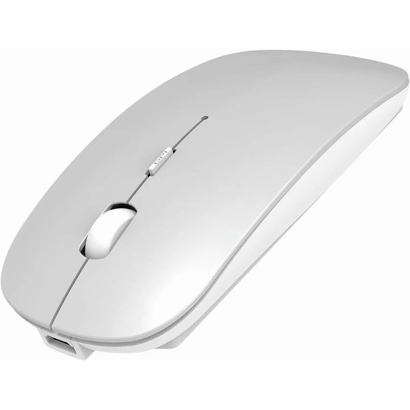 GIOIO - Ratón Inalámbrico Recargable Bluetooth Modo Dual Delgado 24.