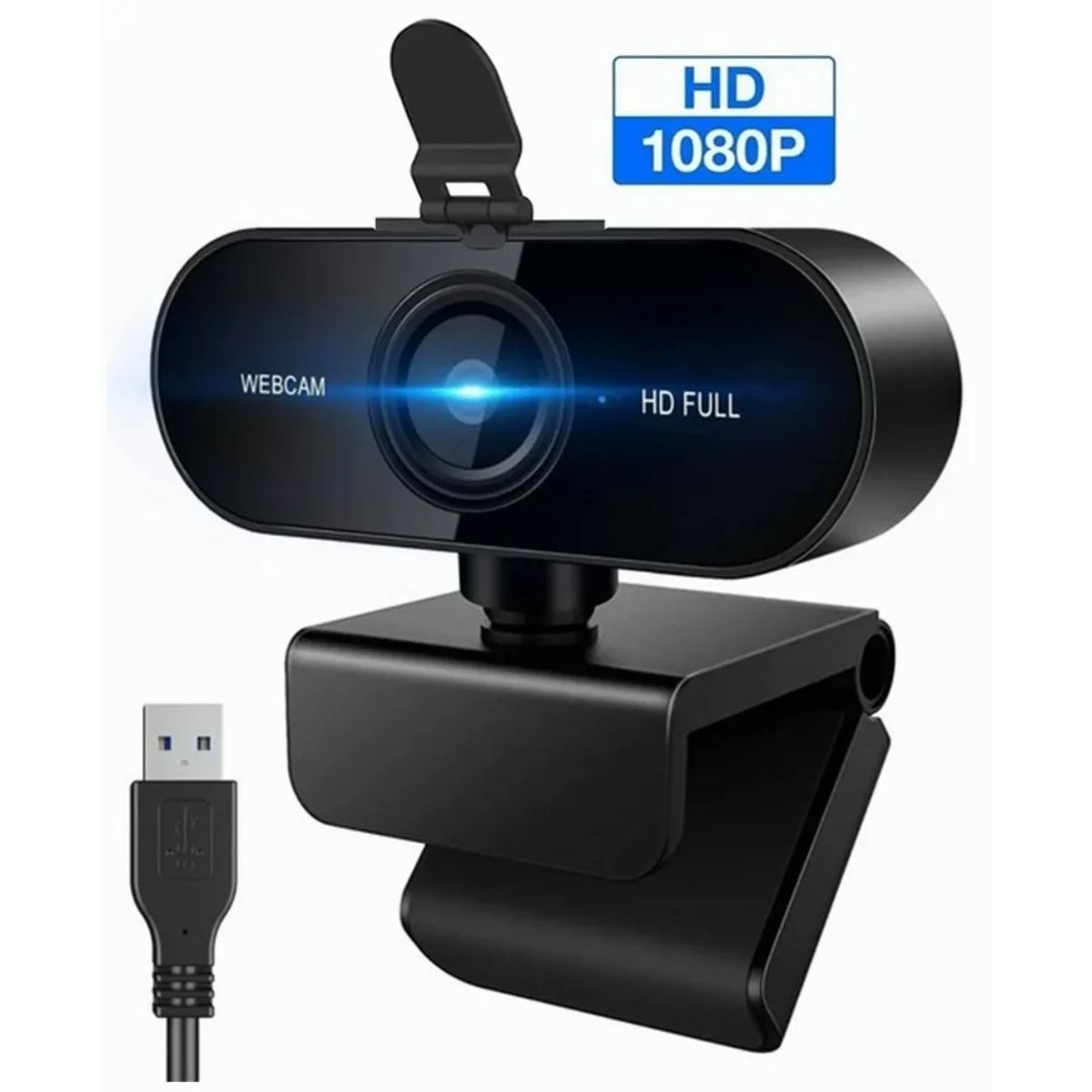 GIOIO - Cámara Web Usb Full Hd 1080p Con Micrófono Transmisión En Vi
