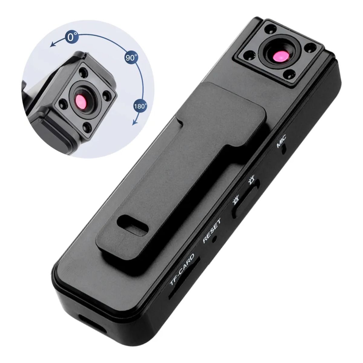 GIOIO - Mini Cámara Espía Digital 1080p Portatil Graba Vídeo Audio.