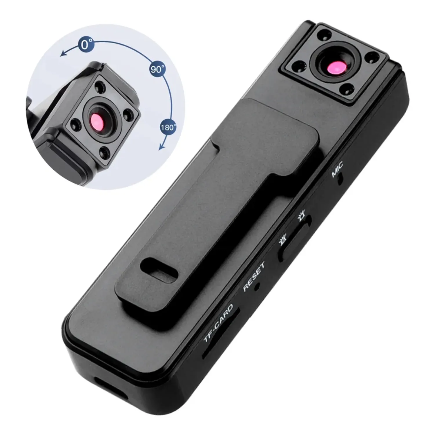 GIOIO Mini Cámara Espía Digital 1080p Portatil Graba Vídeo Audio