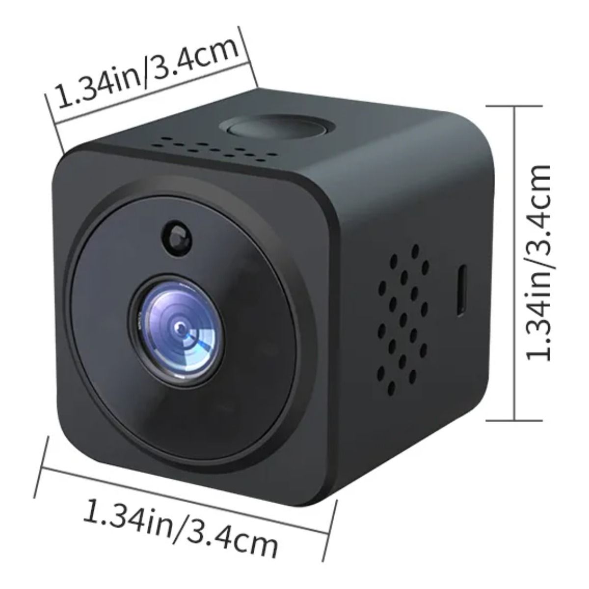 GIOIO - Hotu Hd Mini Cámara De Visión Nocturna Batería Incorporada