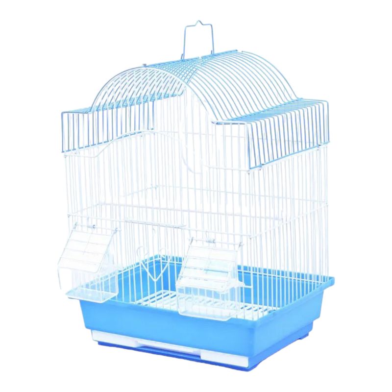 GENERICO - JAULA PARA  AVES PEQUEÑAS MOD 103 CELESTE