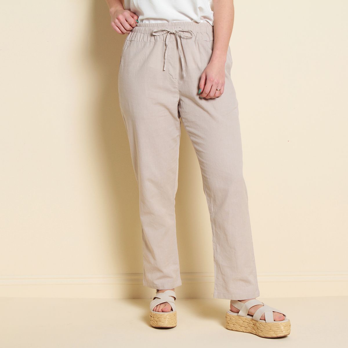 WADOS - PANTALON SOLID LINO