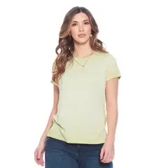 WADOS - POLERA MANGA CORTA ACID WASH ESCOTE REDONDO