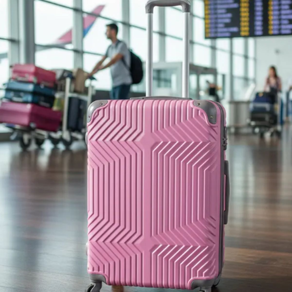 GENERICO - Maleta Grande Bodega 23 kg Rosa pastel