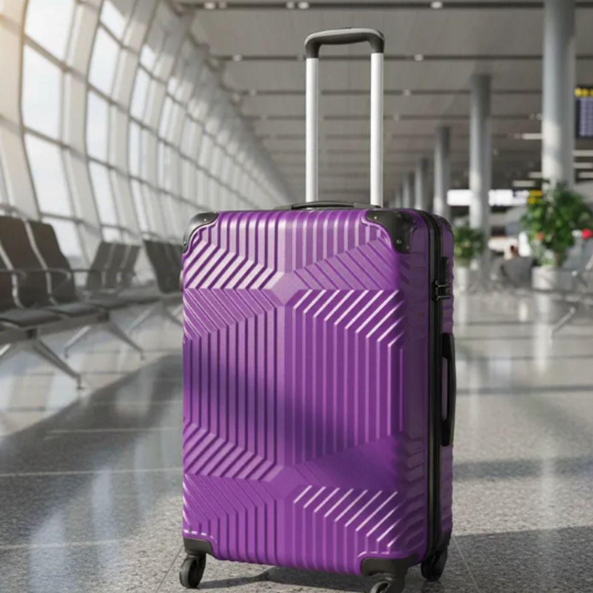 GENERICO - Maleta Grande Bodega 23 kg Morado