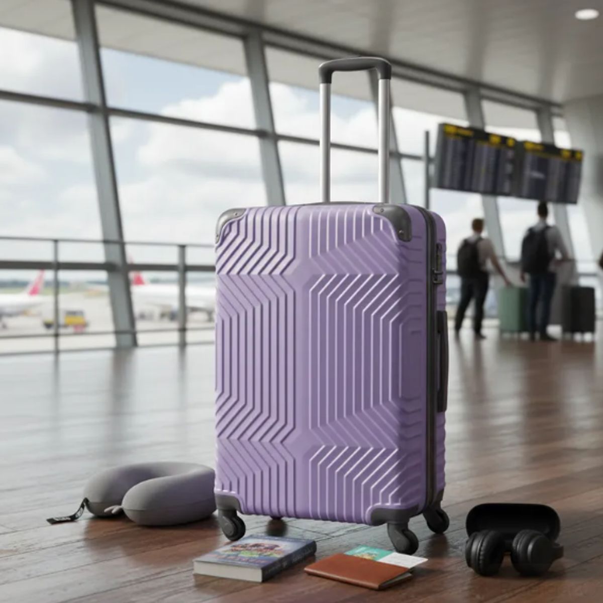 GENERICO - Maleta Grande Bodega 23 kg Lila