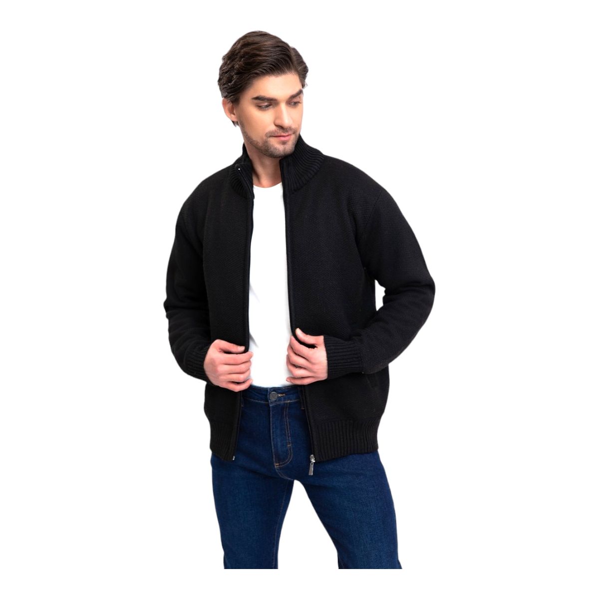 HERIEL - Sweater Hombre Térmico Forrado  En Chiporro Mezcla Lana
