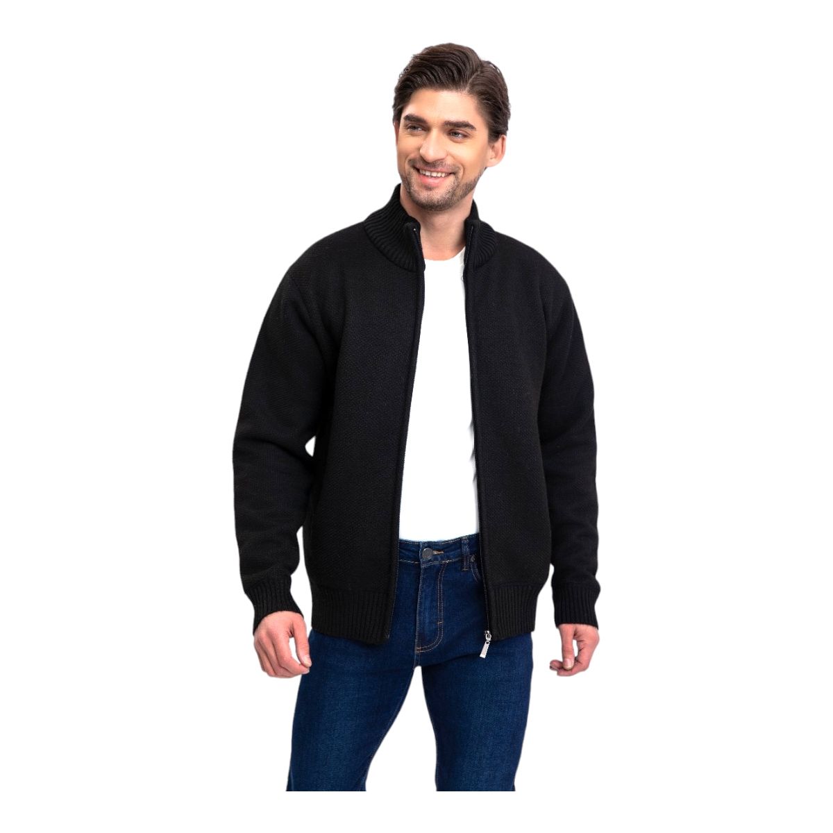HERIEL - Sweater Hombre Térmico Forrado  En Chiporro Mezcla Lana