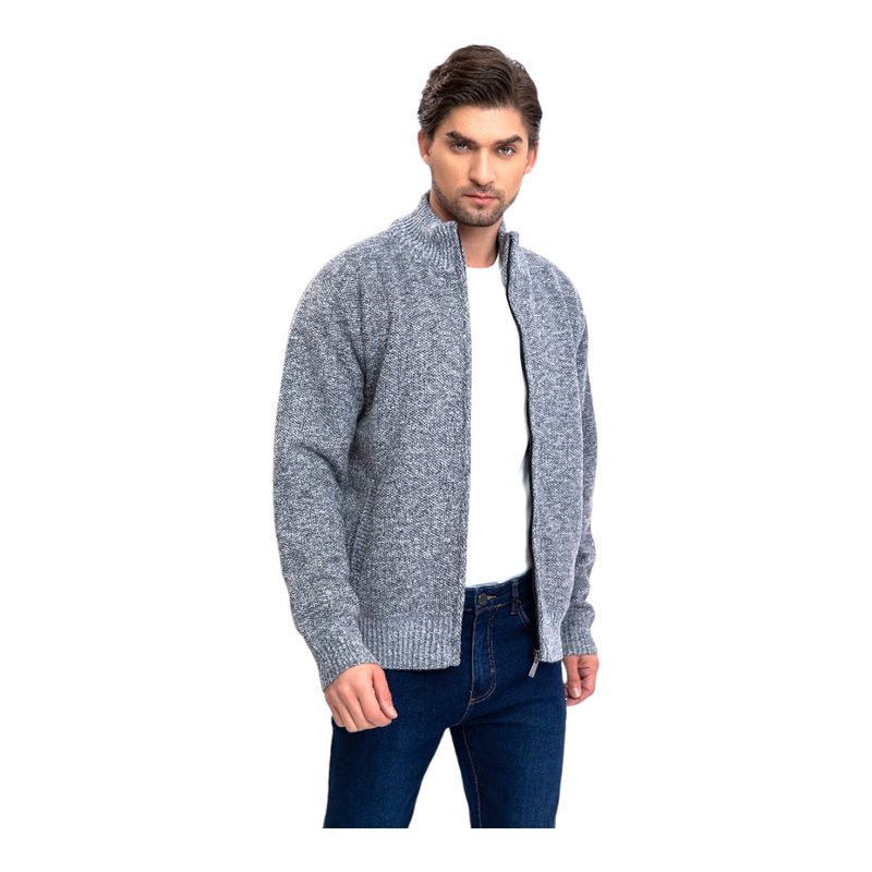 HERIEL - Sweater Hombre Térmico Forrado  En Chiporro Mezcla Lana.