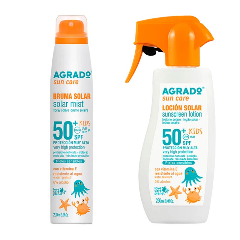 AGRADO - Bruma Agrado Seca Solar Spf50+kids Pieles Sensibles