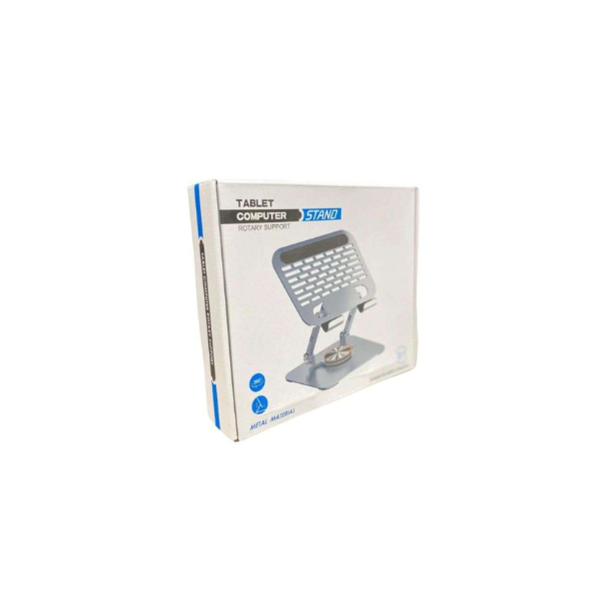 GENERICO - Soporte Escritorio Aluminio Ajustable Plegable Tablet Y iPad.