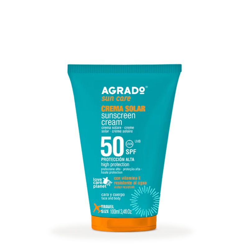 AGRADO - Tubo Crema Solar SPF50 Agrado
