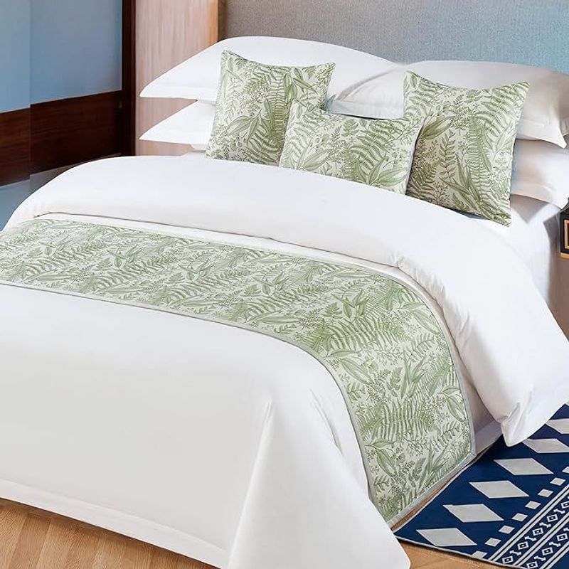 OEM - Camino De Cama Cubrecama Elegante Decorativo Diseño 43x210cm