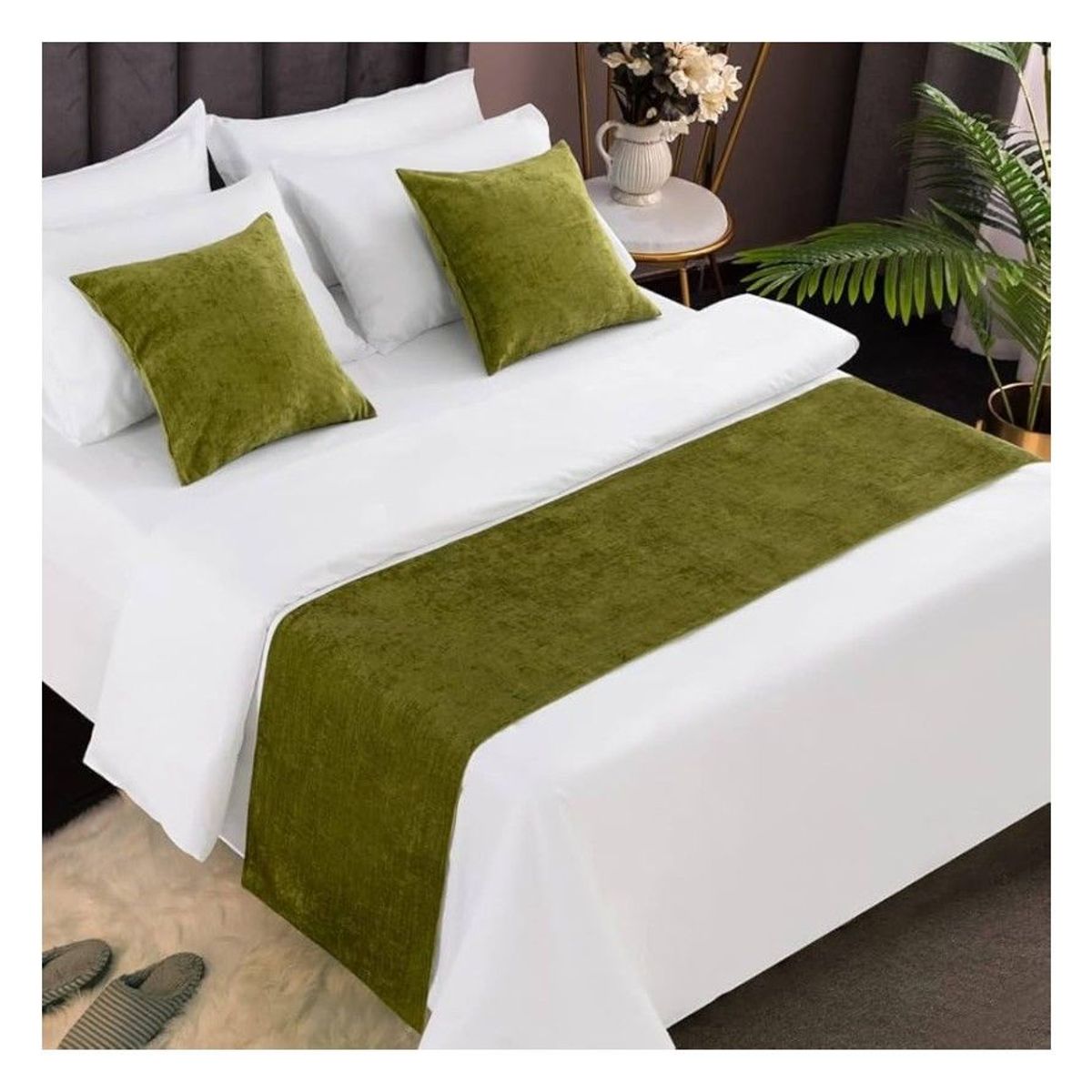 OEM - Camino De Cama Cubrecama Elegante Decorativo 45x200cm