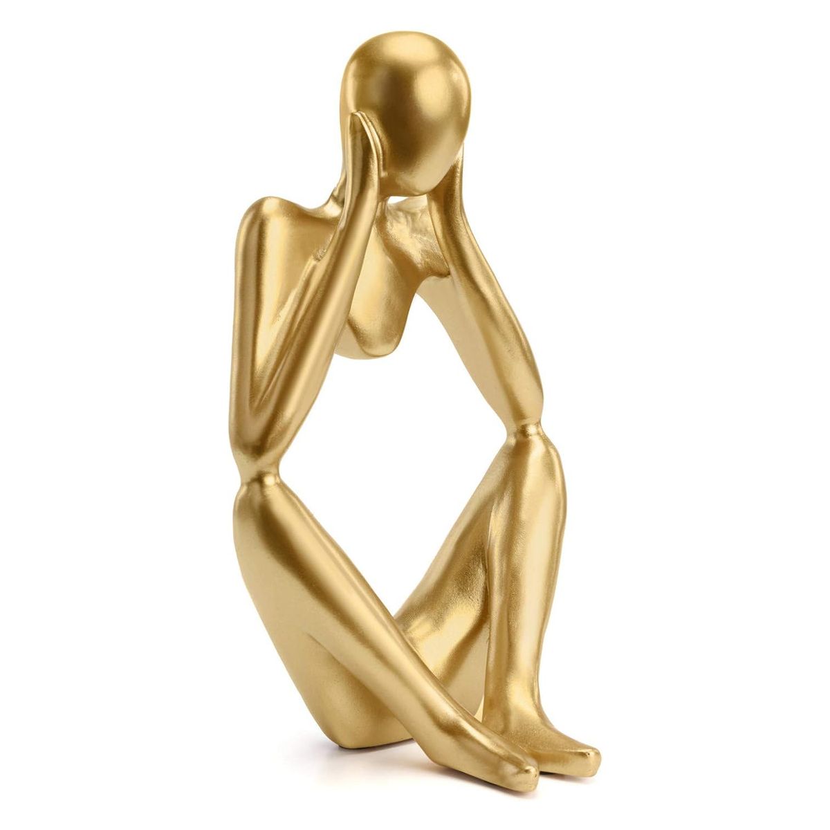 GENERICO - Figuras De Escultura De Pensador Para Decoración Elegante Dorado