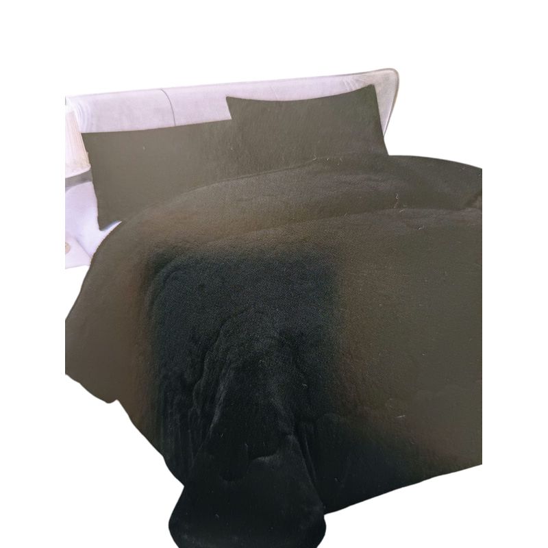 GENERICO - Plumon, Cobertor Reversible 2 Plazas en Chiporro y Plush.