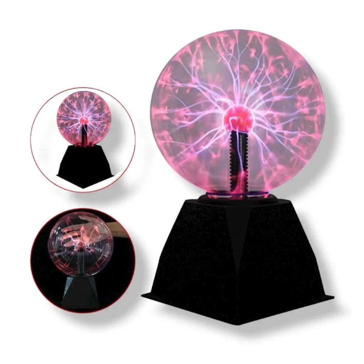 GENERICO - Lampara Plasma Iiinteractiva Bola De Cristal