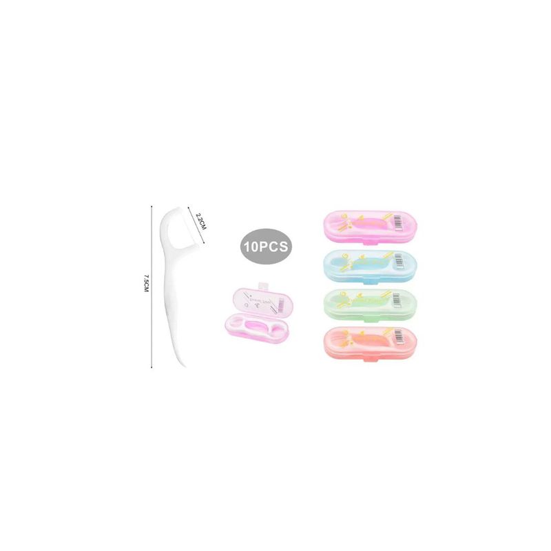 GENERICO - Hilo Dental De 10pcs
