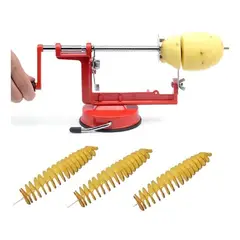 GENERICO - Maquina Cortador Rebanador Espiral De Papas Para Verduras Cocina.