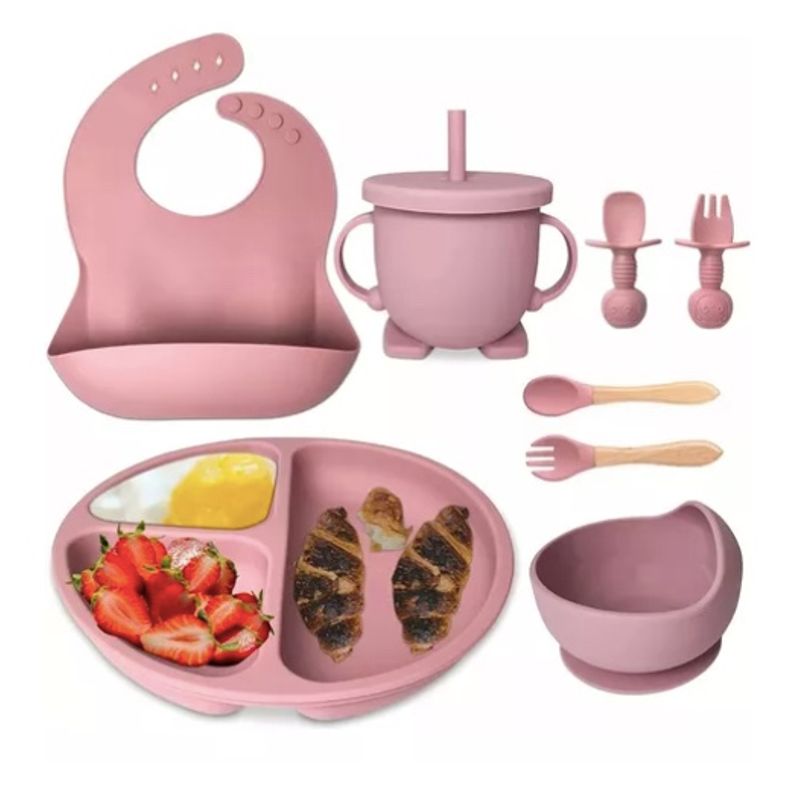 ATLAS - Set De Alimentación De Bebé De Silicona Antideslizante