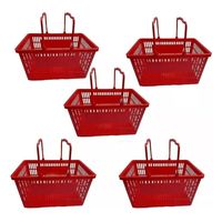 Canastos De Compras Para Supermercado Pack 5